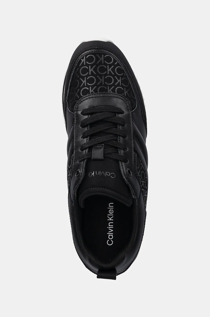 Tenisky Calvin Klein LOW TOP LACE UP REPR MONO čierna HM0HM01595