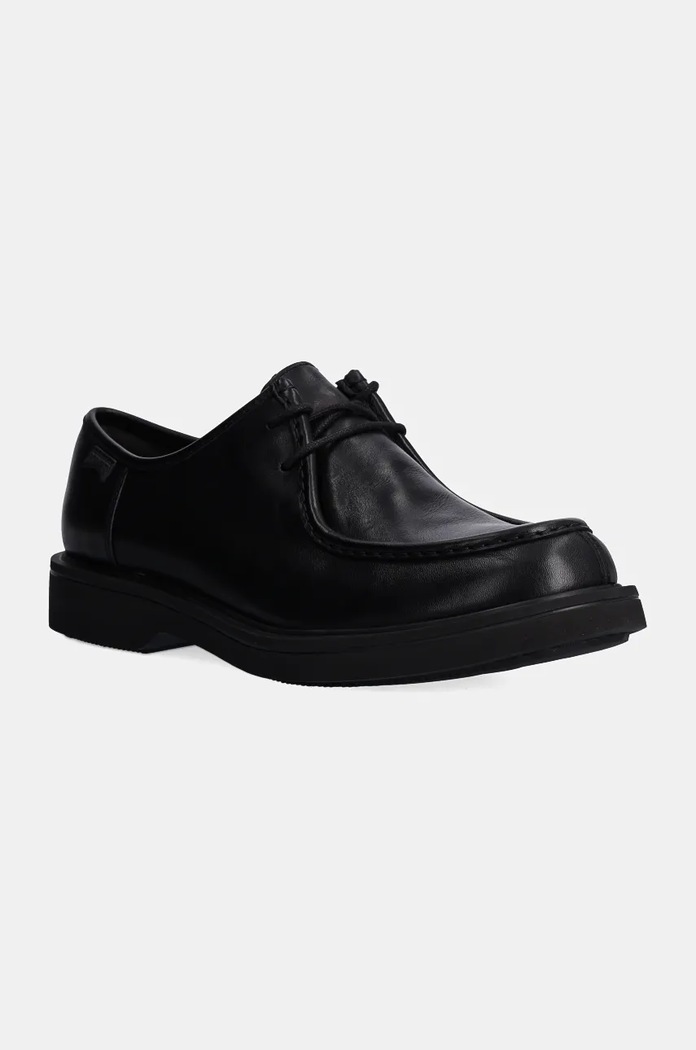 Kožené poltopánky Camper Norman elegantné čierna K100999.001