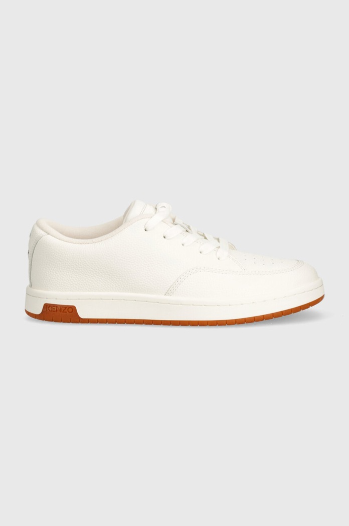 Kenzo sneakersy skórzane Dome Low Top Sneakers FD65SN061L53.02 biały AA00