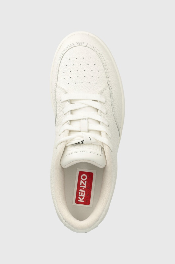 Kenzo sneakersy skórzane Dome Low Top Sneakers biały FD65SN061L53.02