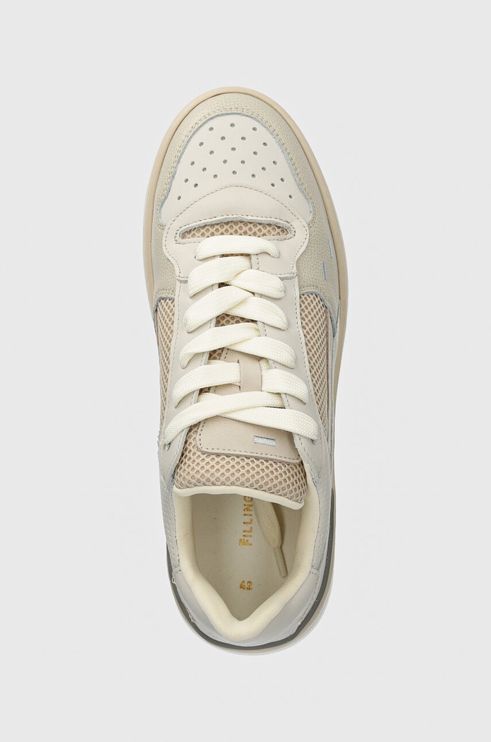 Filling Pieces sneakersy skórzane Cruiser Crumbs beżowy 64427541890