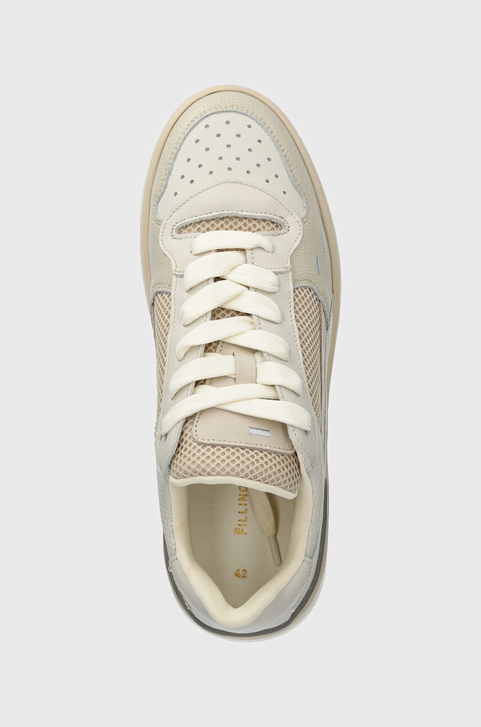 Filling Pieces sneakersy skórzane Cruiser Crumbs beżowy 64427541890