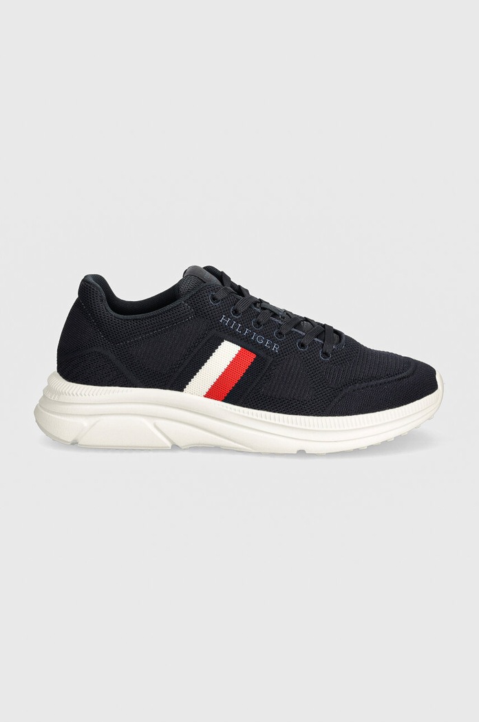 Tenisky Tommy Hilfiger MODERN RUNNER KNIT EVO ESS FM0FM05245 tmavomodrá AW24