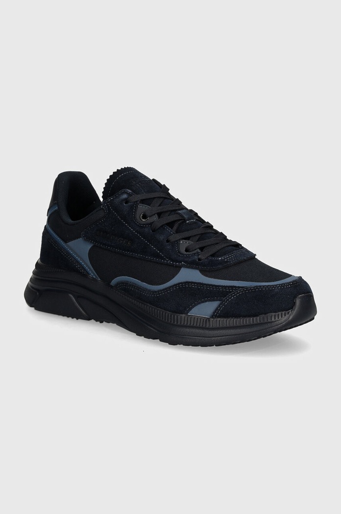 Tommy Hilfiger sneakersy MODERN RUNNER TECH PRINT tekstylny granatowy FM0FM05123