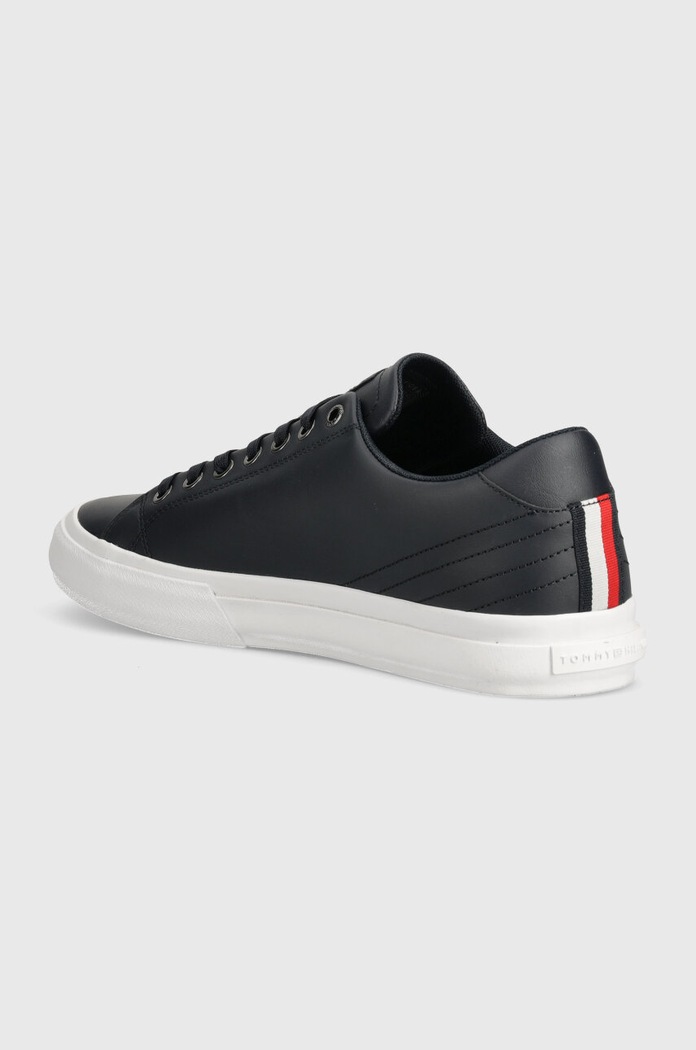 Obuv Tenisky Tommy Hilfiger TH HI VULC STREET LOW LTH FM0FM05111 tmavomodrá