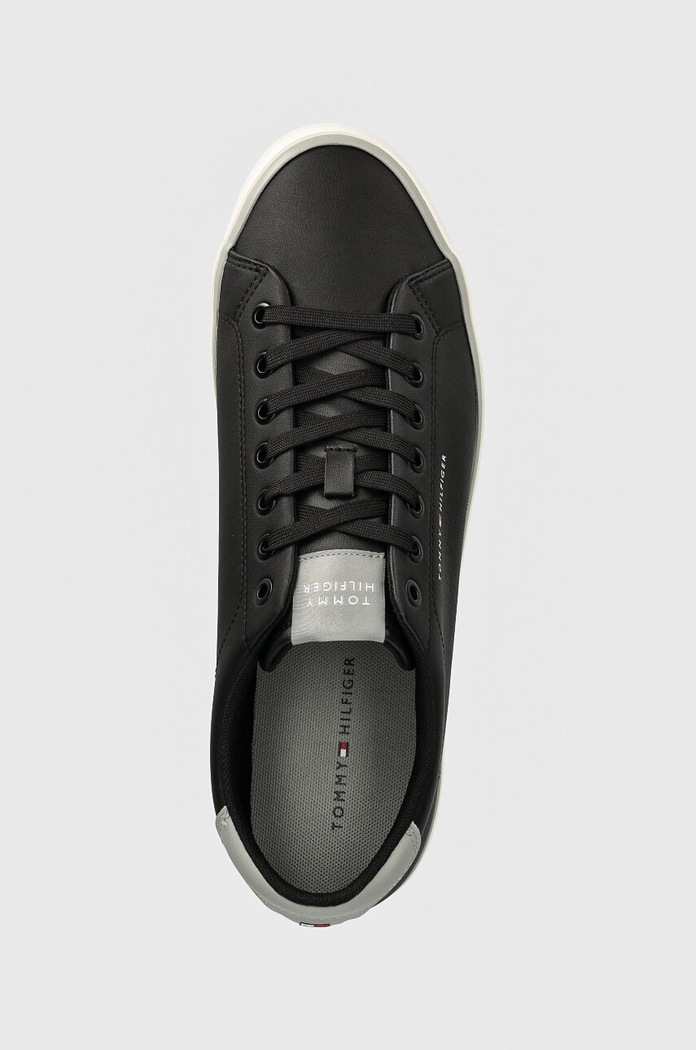 Sneakers boty Tommy Hilfiger TH HI VULC LOW CORE SEASONAL černá FM0FM05110