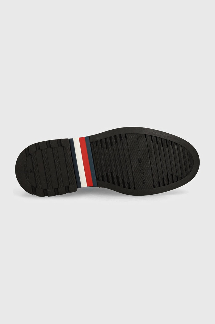 Kožne mokasinke Tommy Hilfiger LIGHT HILFIGER LEATHER LOAFER FM0FM05089 smeđa