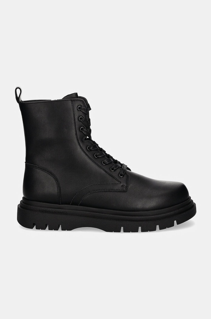 Кожени обувки Armani Exchange XUM018.XV874.00002 черен AW24