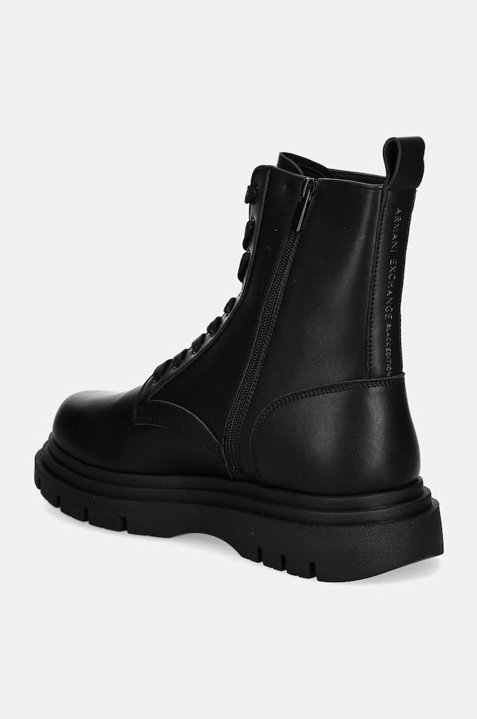 Обувки Кожени обувки Armani Exchange XUM018.XV874.00002 черен