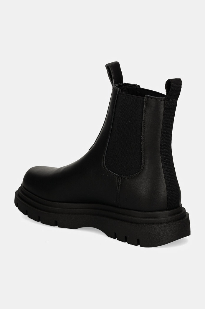 Scarpe Armani Exchange stivaletti chelsea in pelle XUM019.XV874.00002 nero