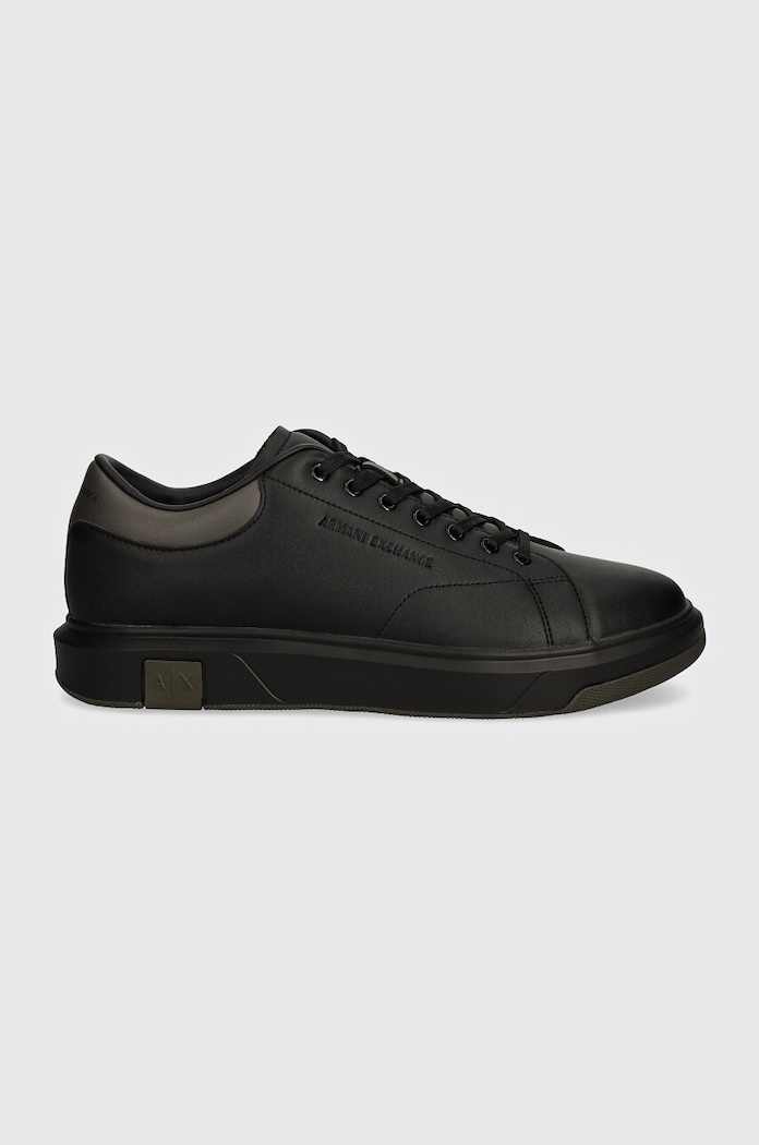 Kožne tenisice Armani Exchange XUX123.XV534.U181 crna AW24