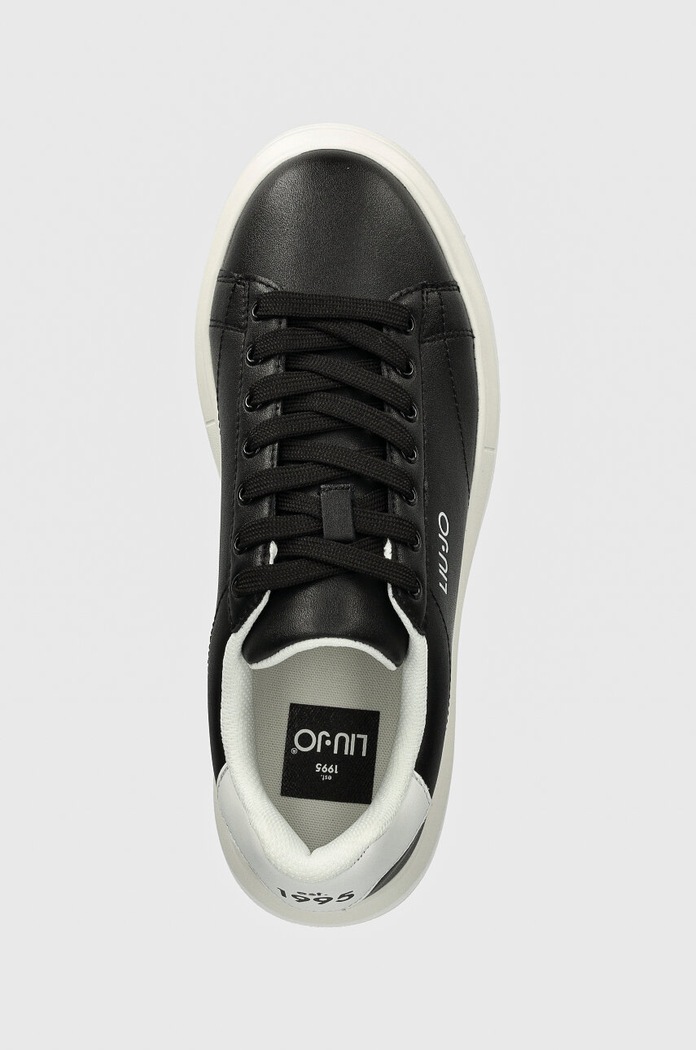 Liu Jo sneakers din piele BIG 01 negru 7B4027PX47400054