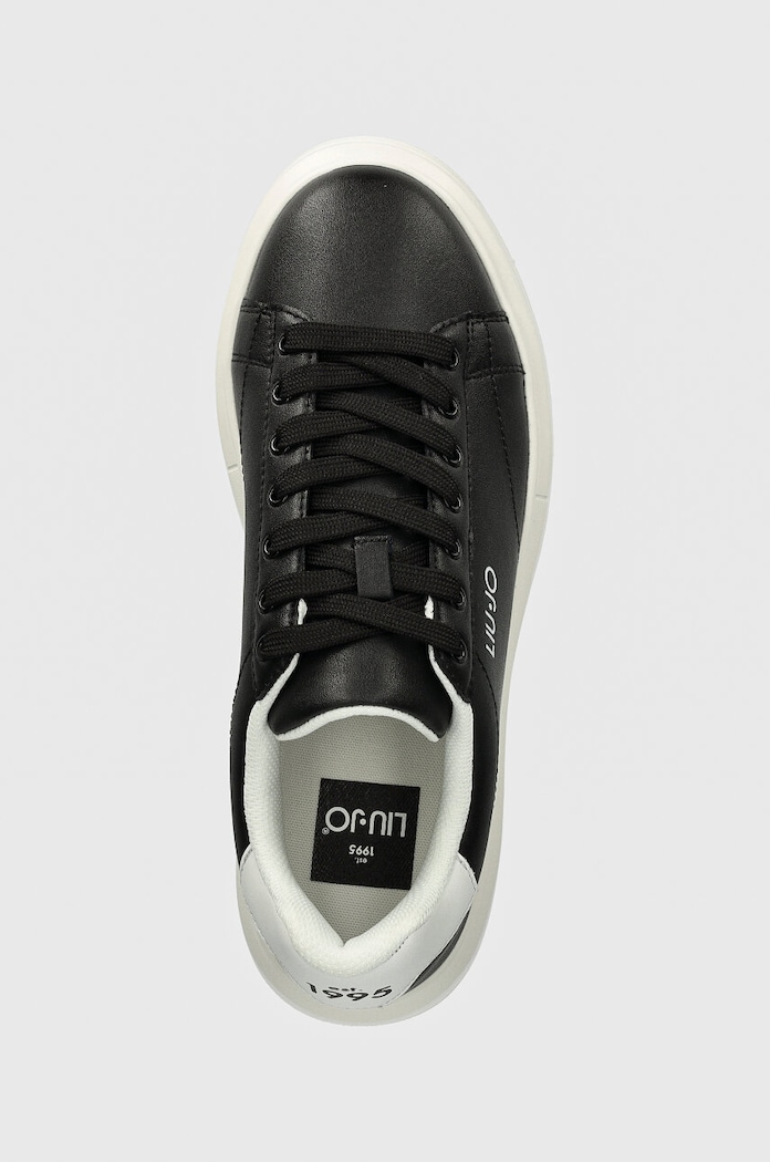 Liu Jo sneakers din piele BIG 01 negru 7B4027PX47400054