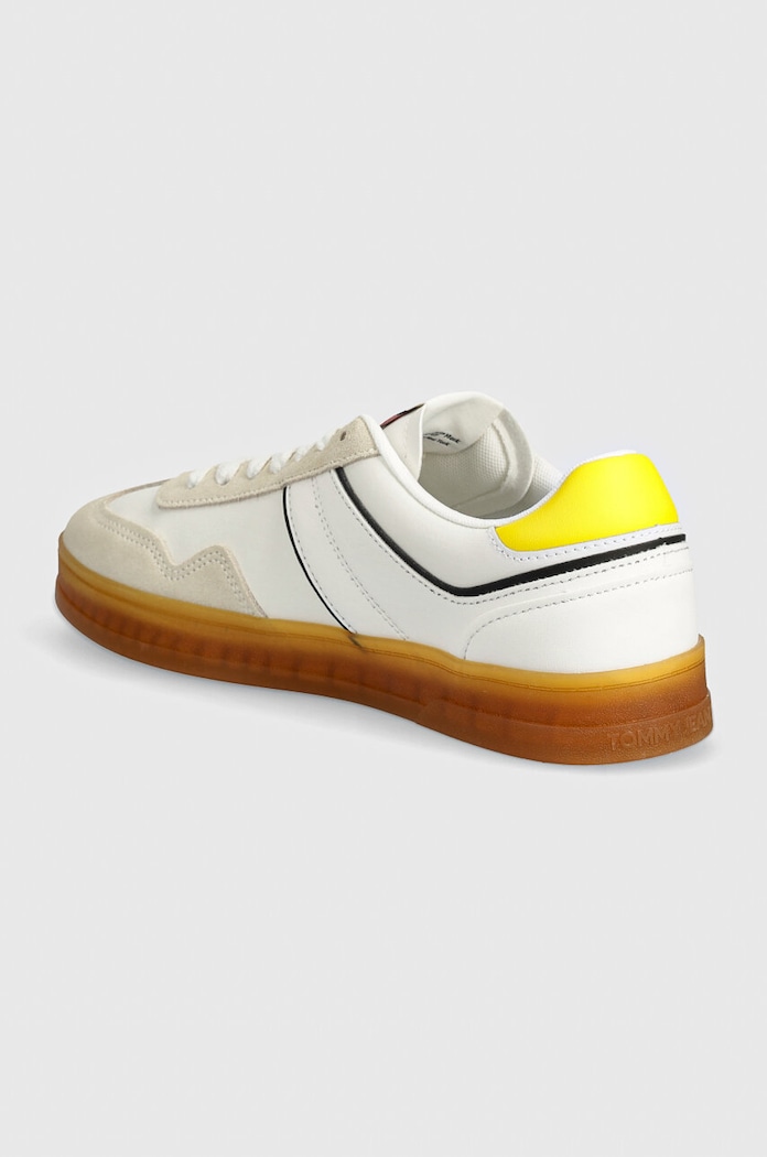 Obuv Tenisky Tommy Jeans TJM LEATHER RETRO CUPSOLE EM0EM01414 biela