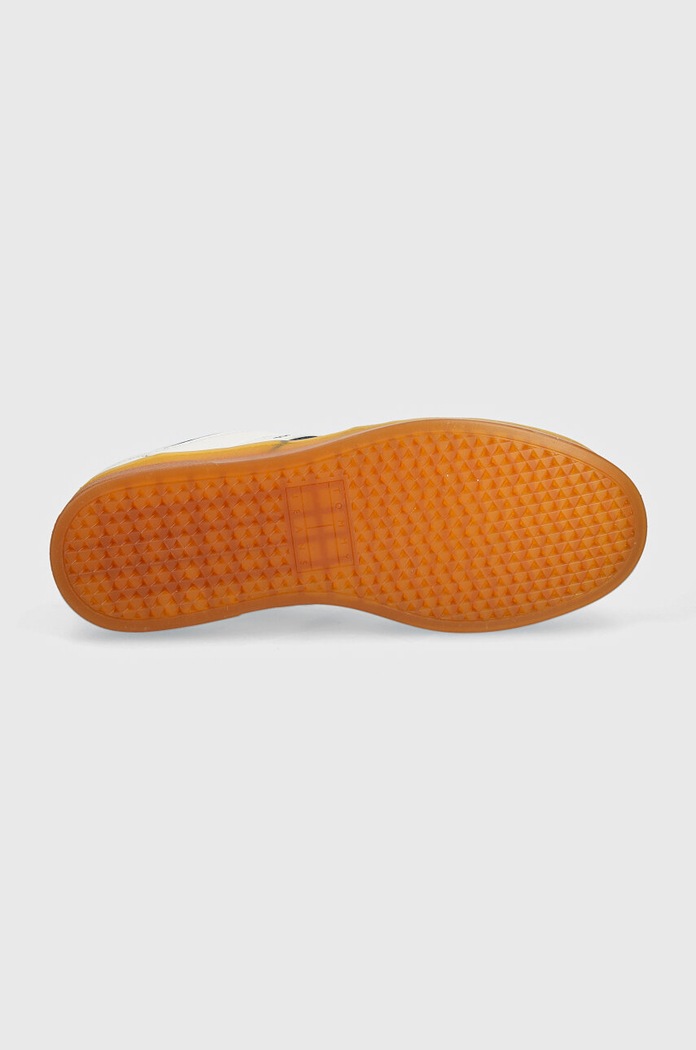 Tenisky Tommy Jeans TJM LEATHER RETRO CUPSOLE EM0EM01414 biela