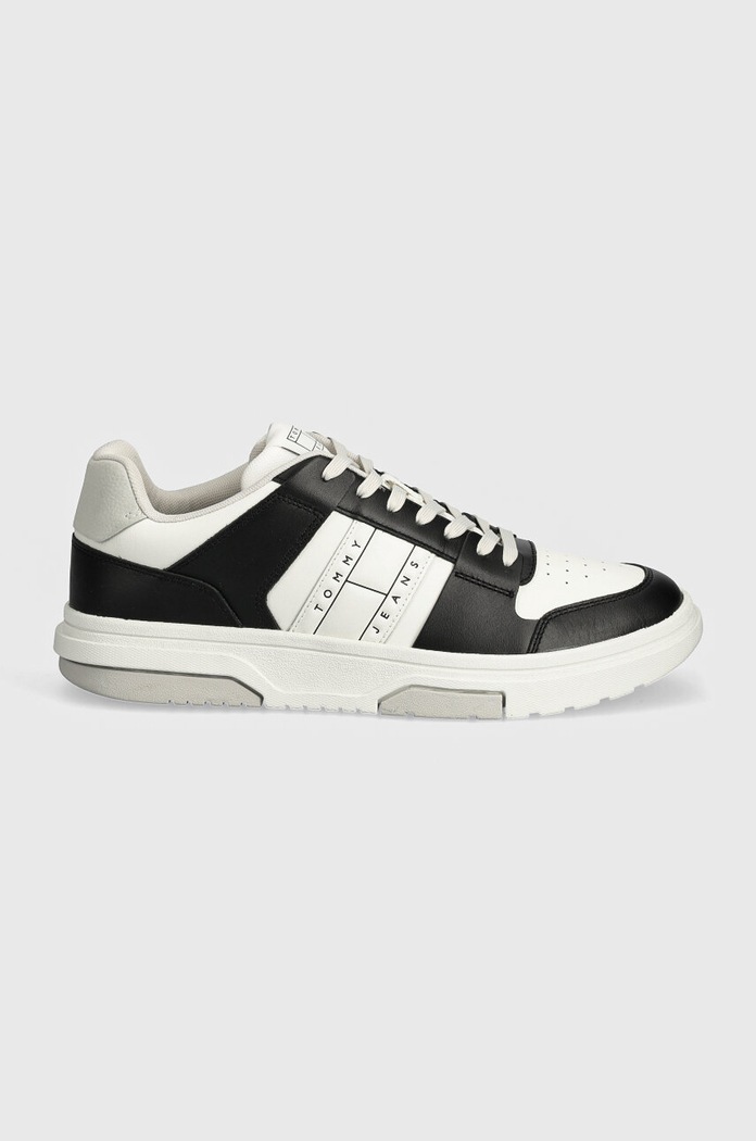 Tommy Jeans sneakersy skórzane THE BROOKLYN LEATHER EM0EM01429 czarny NC24