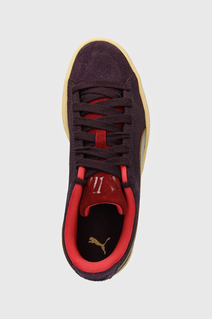 Semišové tenisky Puma Suede Play Paris fialová 398190