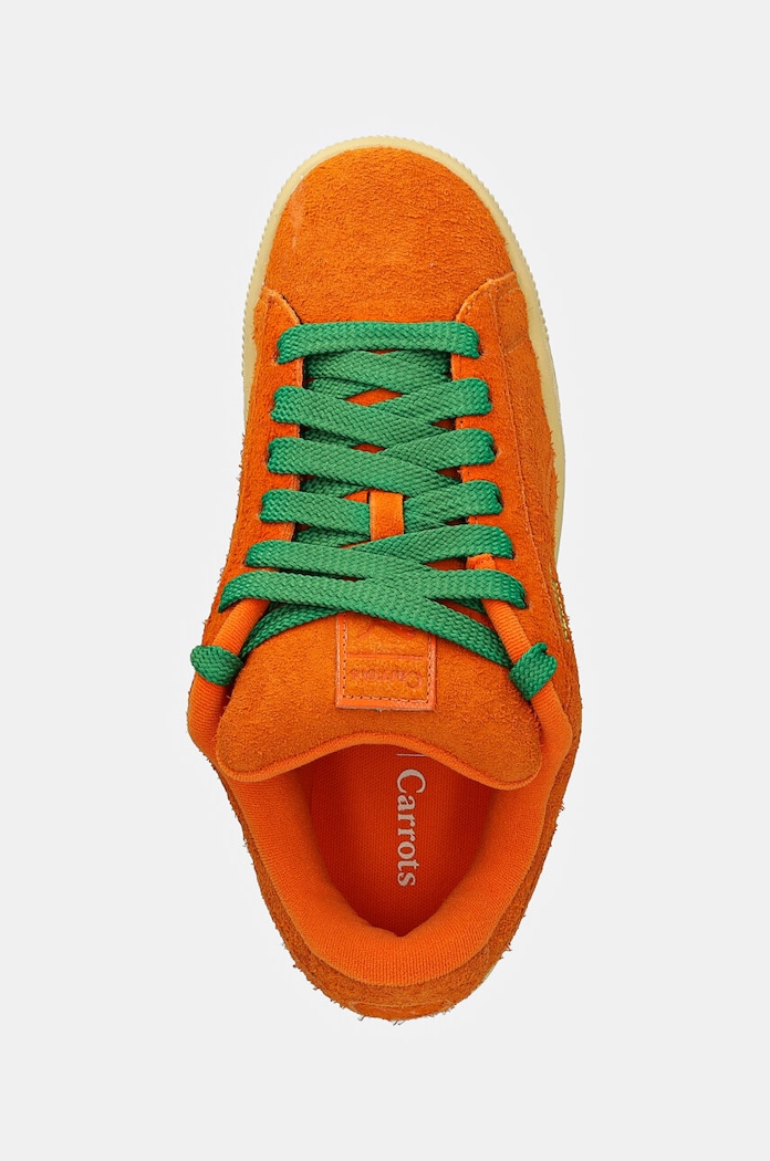 Σουέτ sneakers Puma Suede XL CARROTS πορτοκαλί 398800