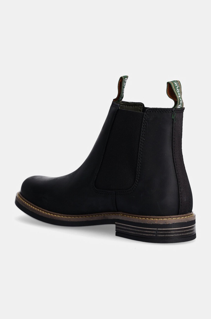 Обувки Боти челси от набук Barbour Farsley MFO0244BK11 черен