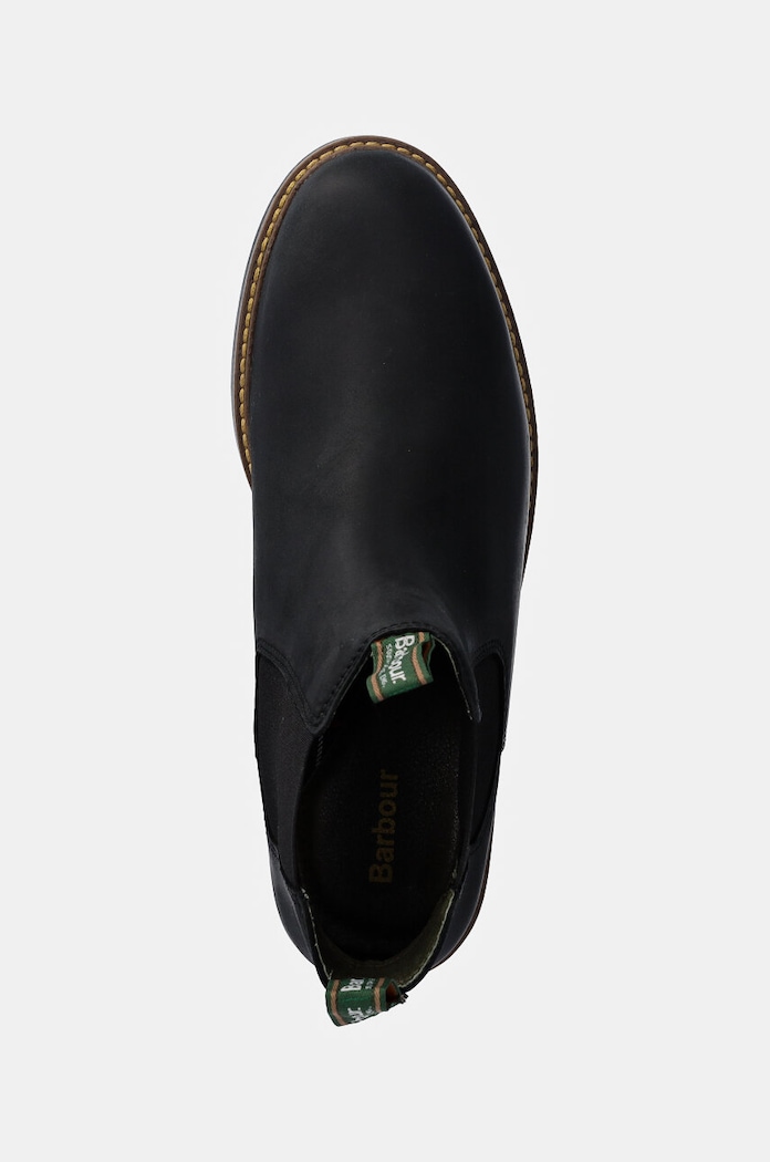 Боти челси от набук Barbour Farsley черен MFO0244BK11