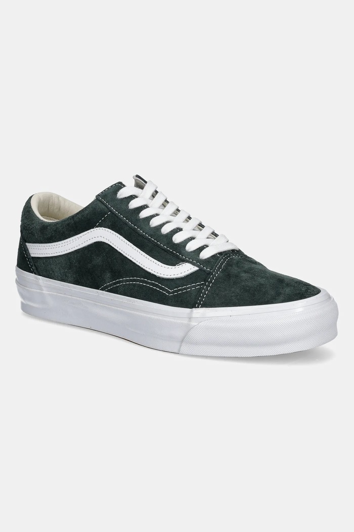 Vans Tenisi din piele intoarsa Premium Classics LX Old Skool verde VN000CXUPRM1