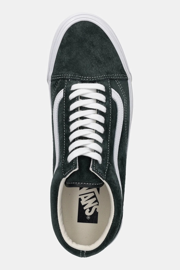 Tenisi din piele intoarsa Premium Classics LX Old Skool Vans VN000CXUPRM1 verde