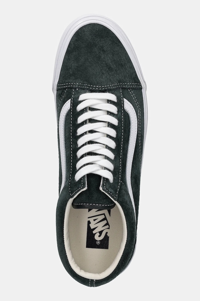 Tenisi din piele intoarsa Premium Classics LX Old Skool Vans VN000CXUPRM1 verde
