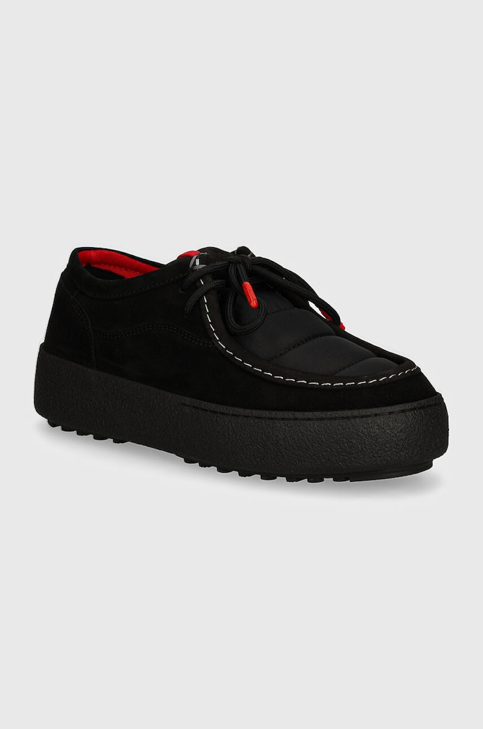 Moon Boot śniegowce MB MTRACK LOW tekstylny czarny 80D2440200.N001.M