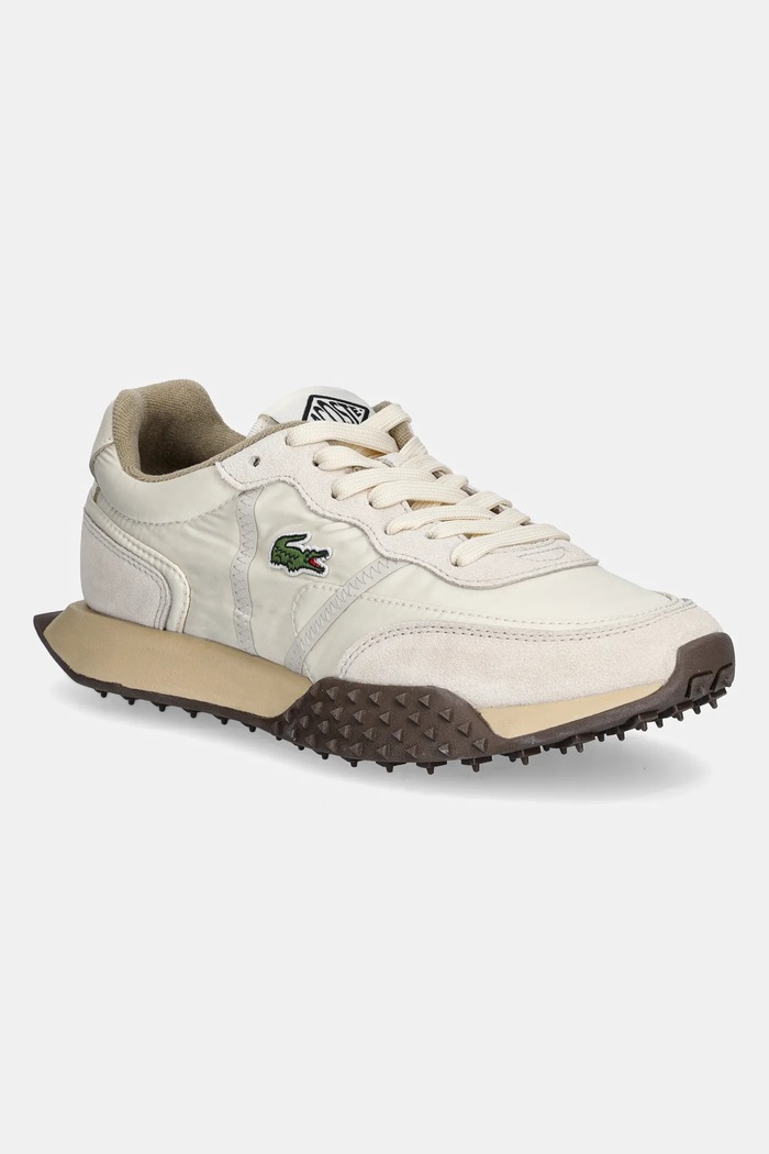 Tenisky Lacoste L-SPIN DELUXE 3.0 semišová kůže béžová 46SMA0007