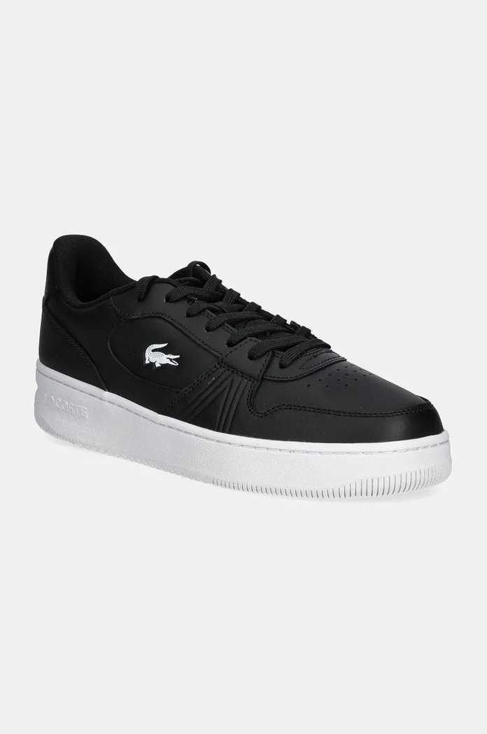 Lacoste sneakers din piele L001 Set Planet friendly negru 48SMA0018