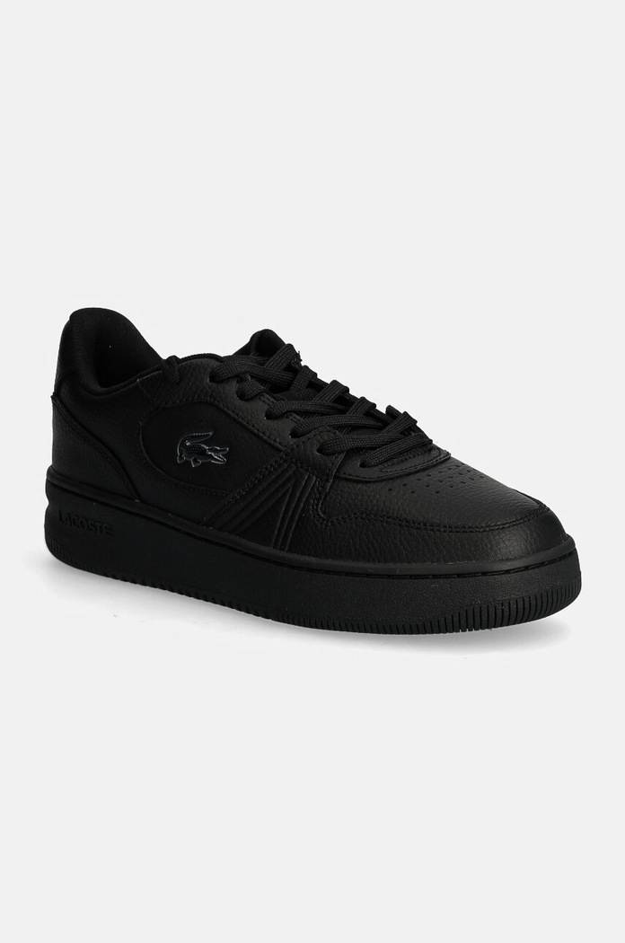 Superge Lacoste L001 Set Zrnato usnje črna 48SMA0097