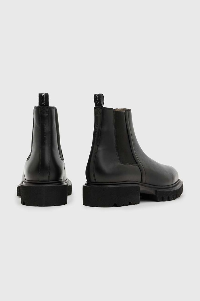 AllSaints sztyblety skórzane VINCE BOOT czarny M050FB