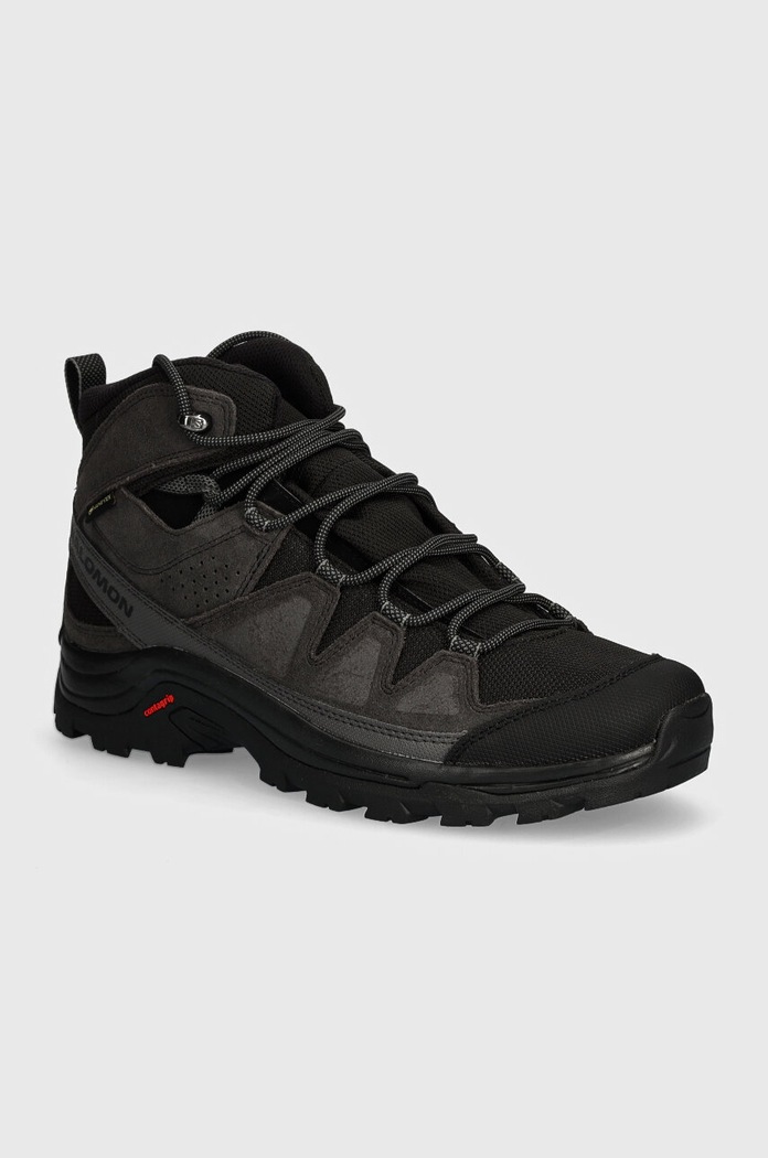 Boty Salomon Quest Rove GTX semišová kůže černá L47181300