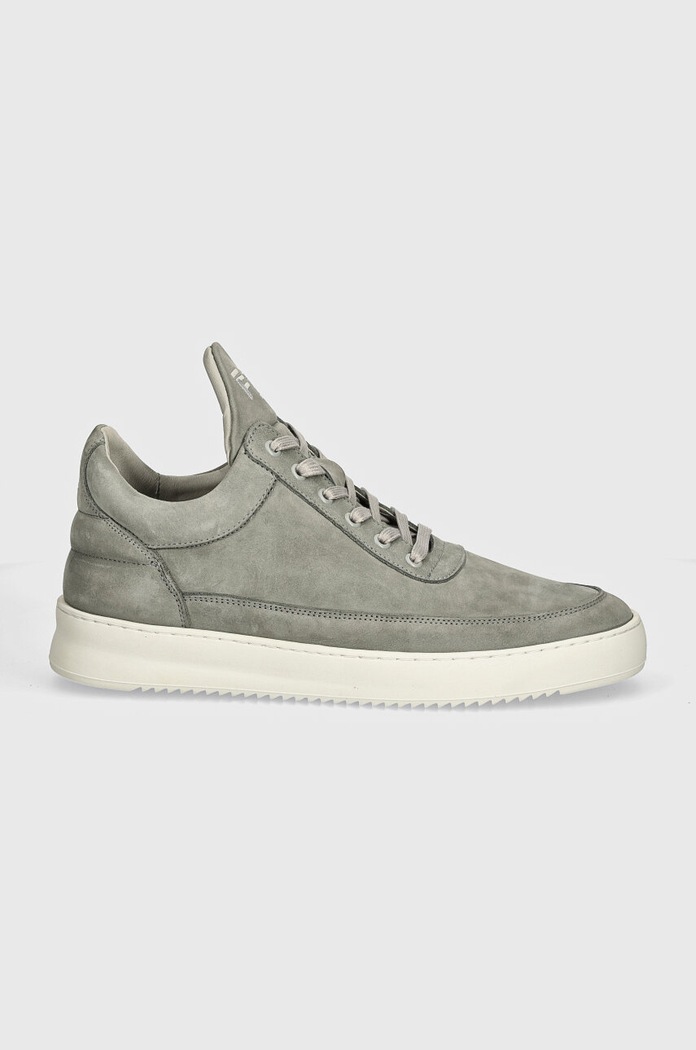 Σουέτ sneakers Filling Pieces Low Top Ripple Nubuck 10122841878 γκρί SS25