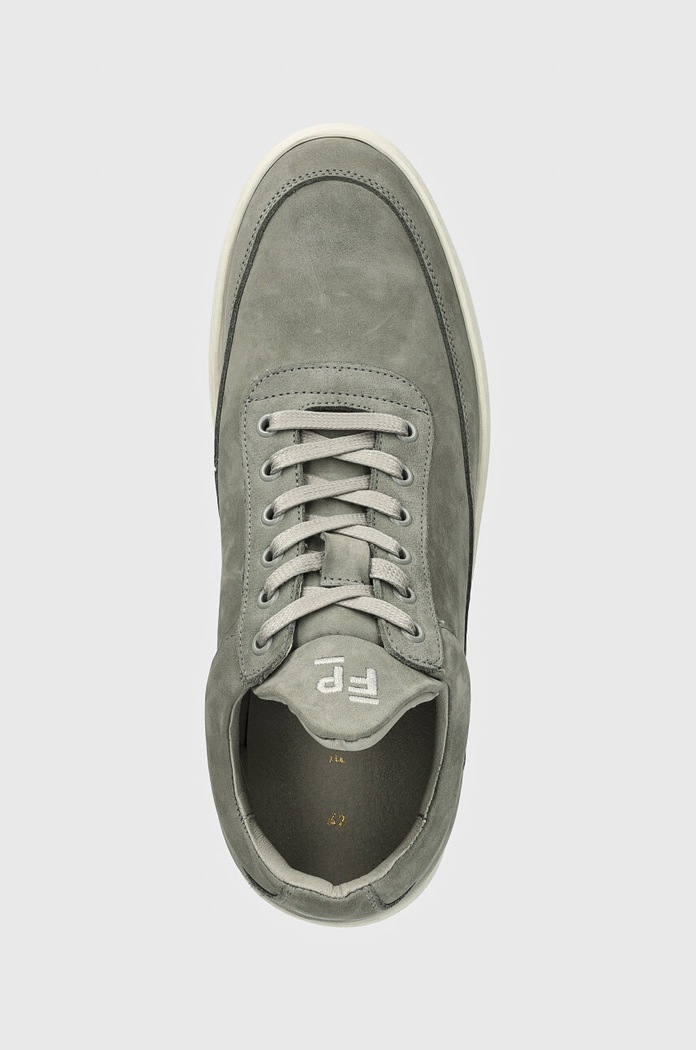 Σουέτ sneakers Filling Pieces Low Top Ripple Nubuck γκρί 10122841878