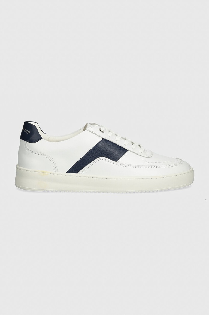 Δερμάτινα sneakers Filling Pieces Mondo Game 46733151658 λευκό AW24