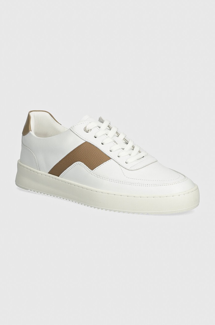 Filling Pieces Sneakersy skórzane Mondo Game beżowy 46733151108