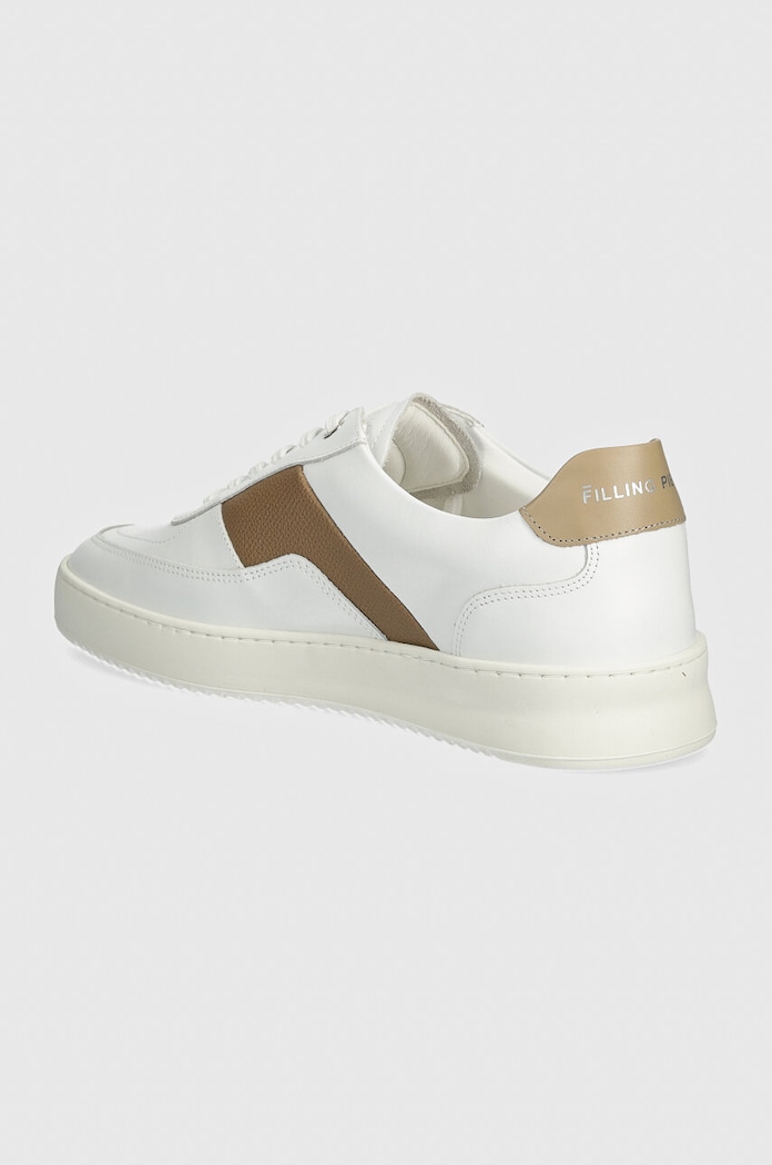 Obuwie Filling Pieces Sneakersy skórzane Mondo Game 46733151108 beżowy
