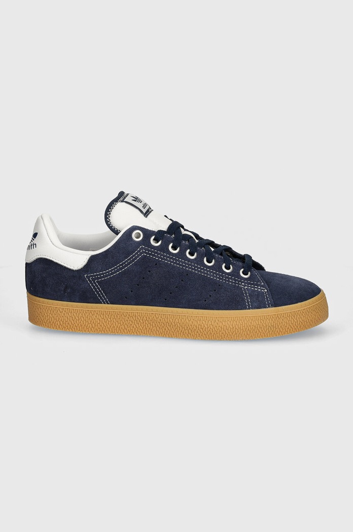Semišové tenisky adidas Originals Stan Smith CS IG9395 námořnická modř AW24