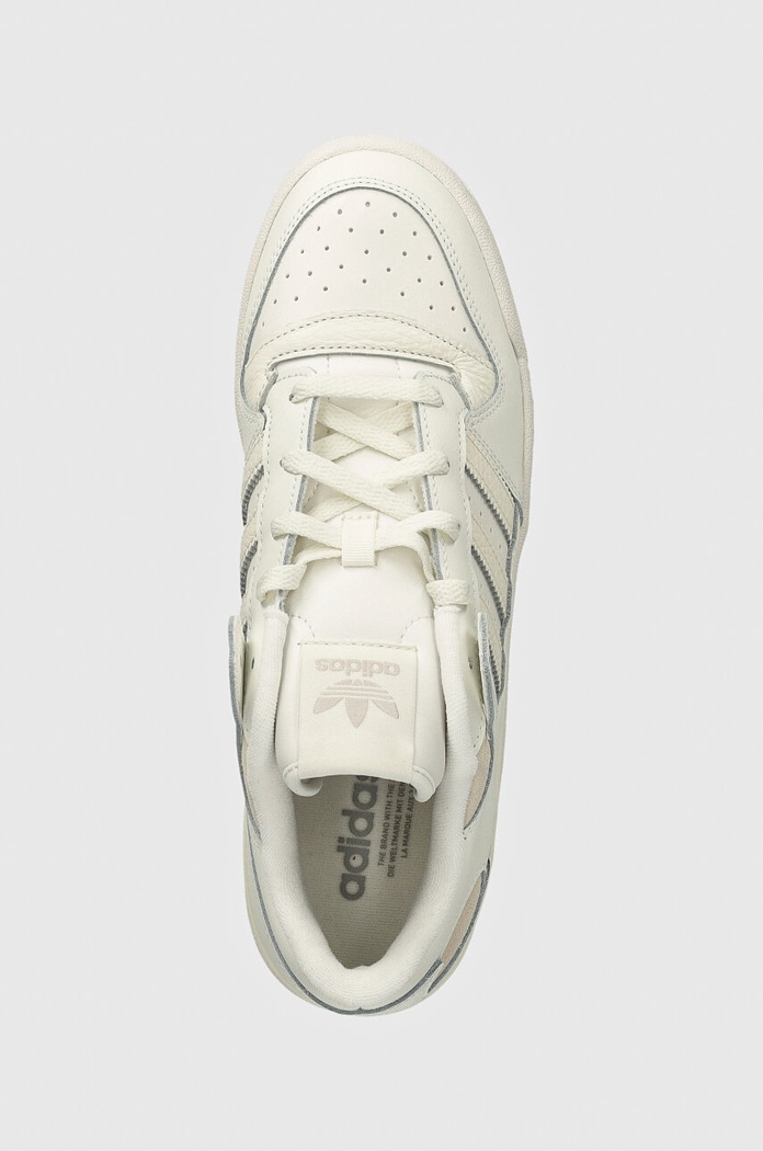 adidas Originals sneakersy skórzane Forum Low biały IH7828