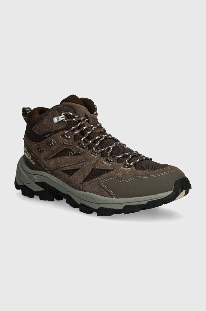 Jack Wolfskin buty Vojo Tour Texapore tekstylny brązowy A62072