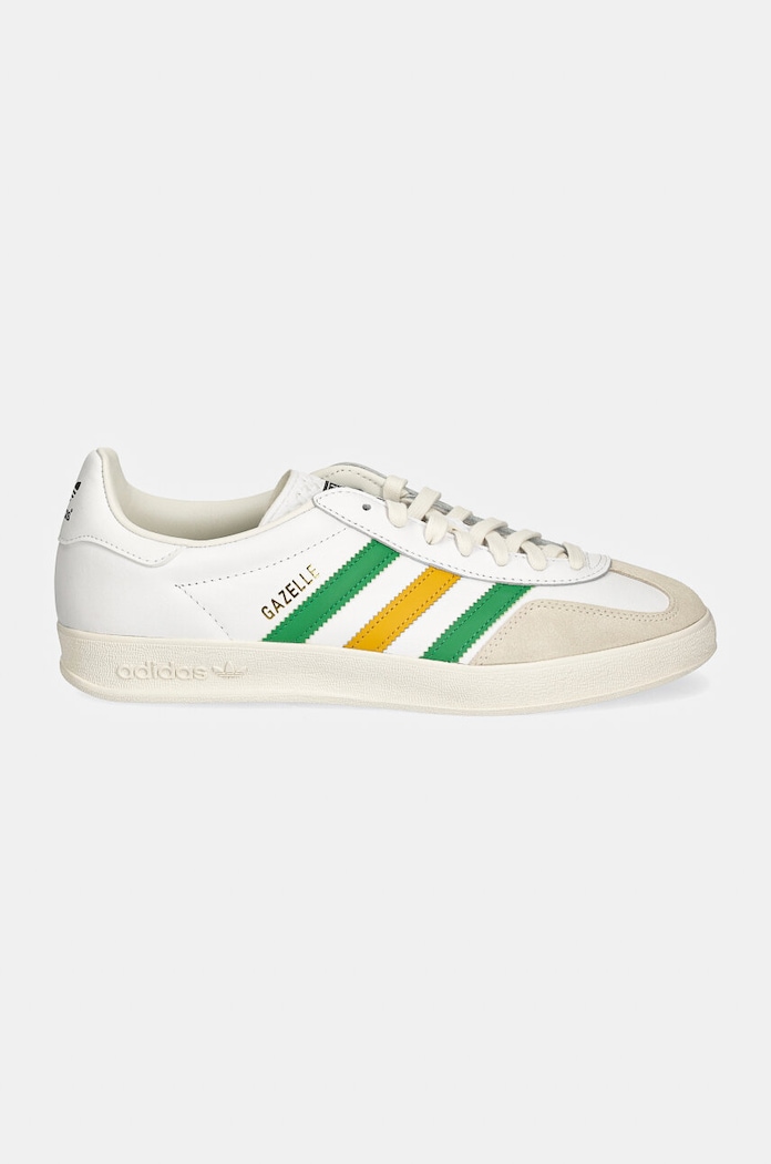 Kožené tenisky adidas Originals Gazelle Indoor IE9092 bílá AW24