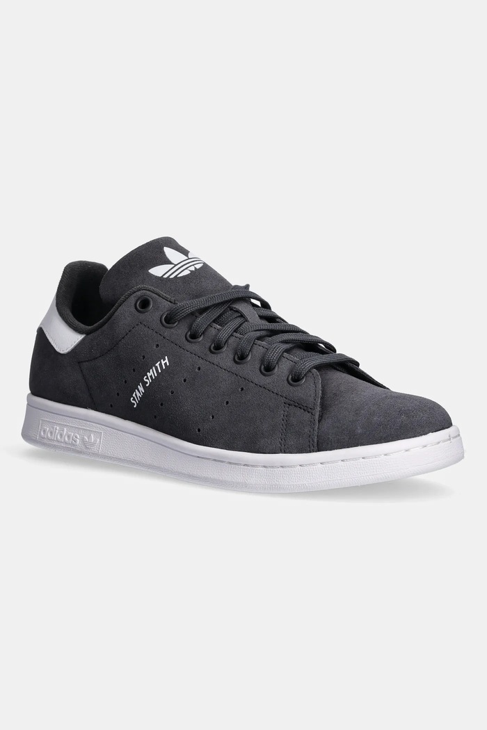 adidas Originals sneakersy Stan Smith skóra zamszowa szary IG9389