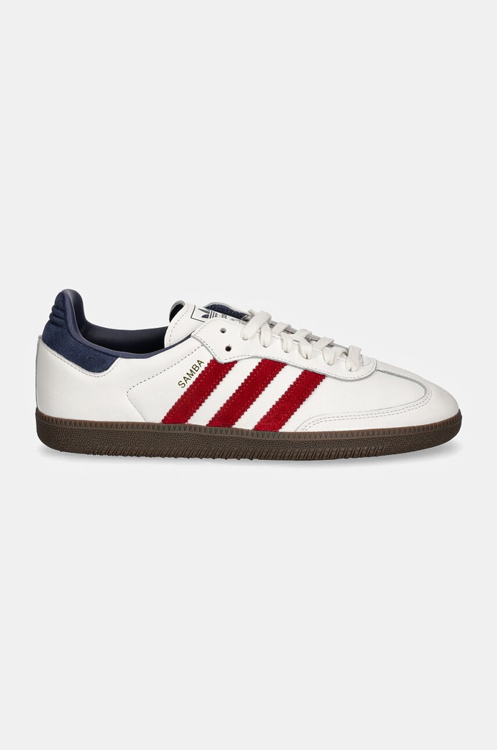 Kožne tenisice adidas Originals Samba OG IH4881 bijela SS25