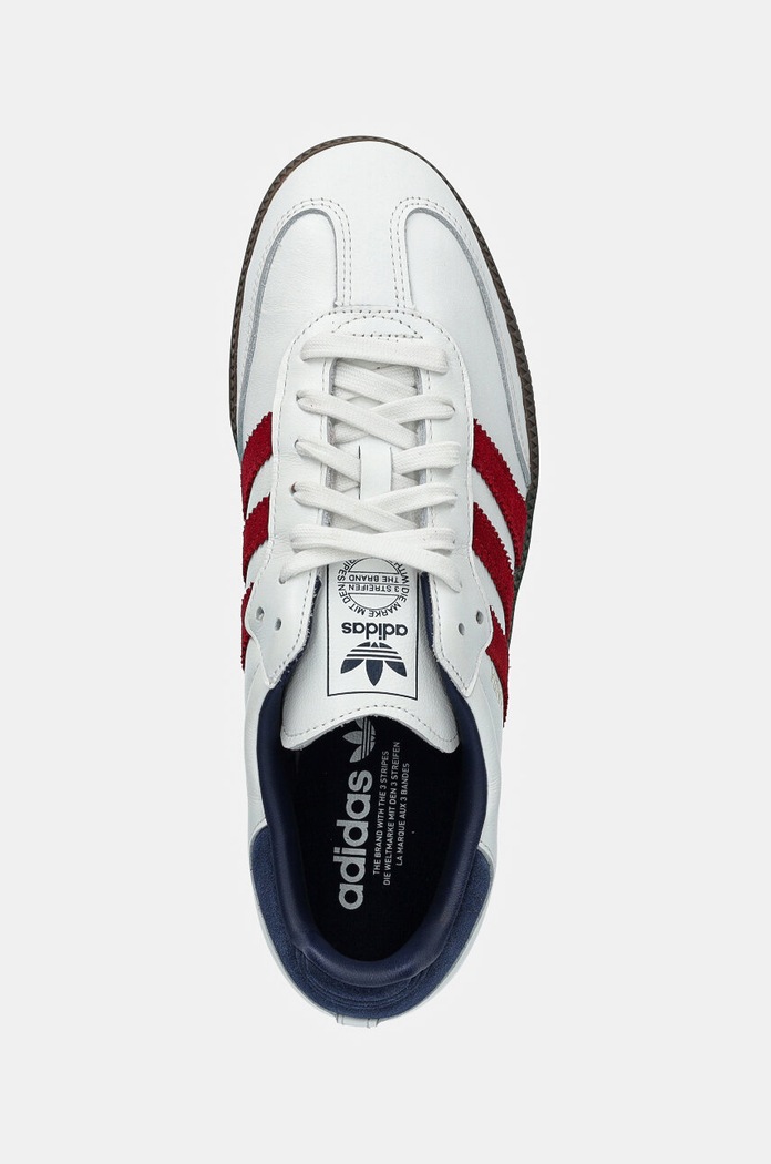 Kožne tenisice adidas Originals Samba OG bijela IH4881
