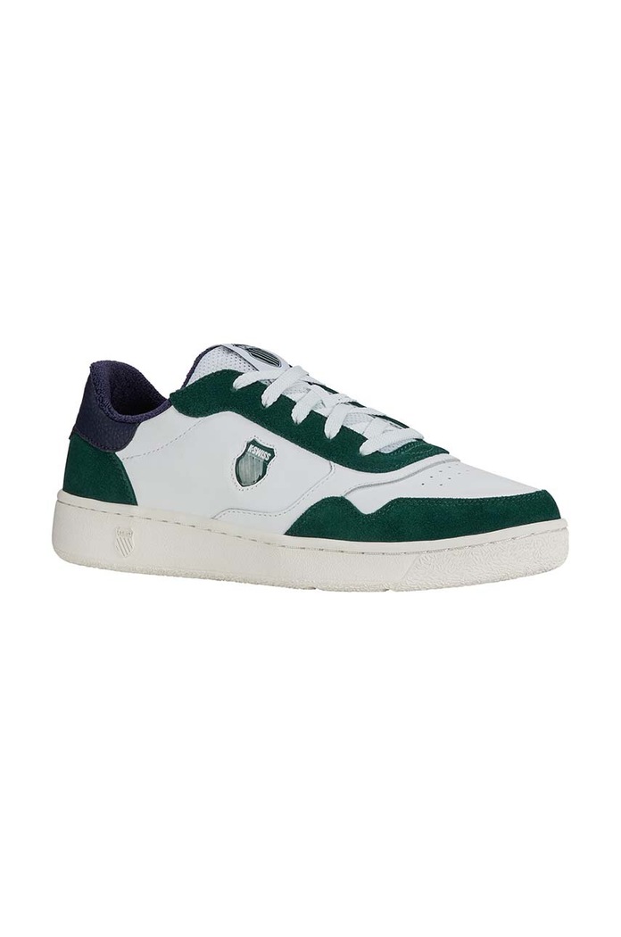 Кожени маратонки K-Swiss SLAMMSHIELD II 04312.378.M зелен AW24