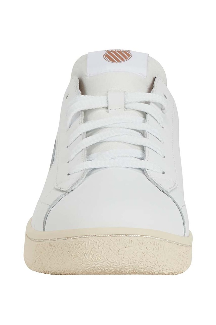 Încălțăminte K-Swiss sneakers din piele SLAMMKLUB CC 08911.927.M alb