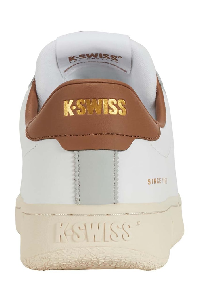 K-Swiss sneakers din piele SLAMMKLUB CC alb 08911.927.M
