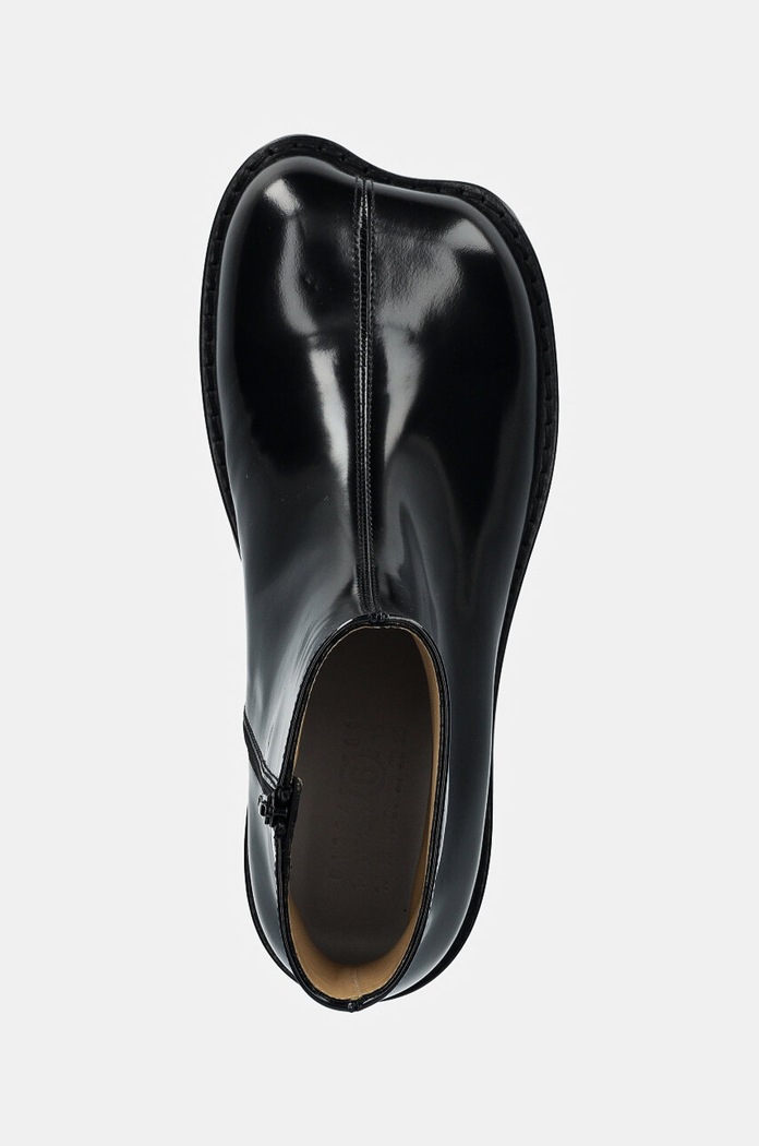 MM6 Maison Margiela buty wysokie czarny SH3WU0006.P7983