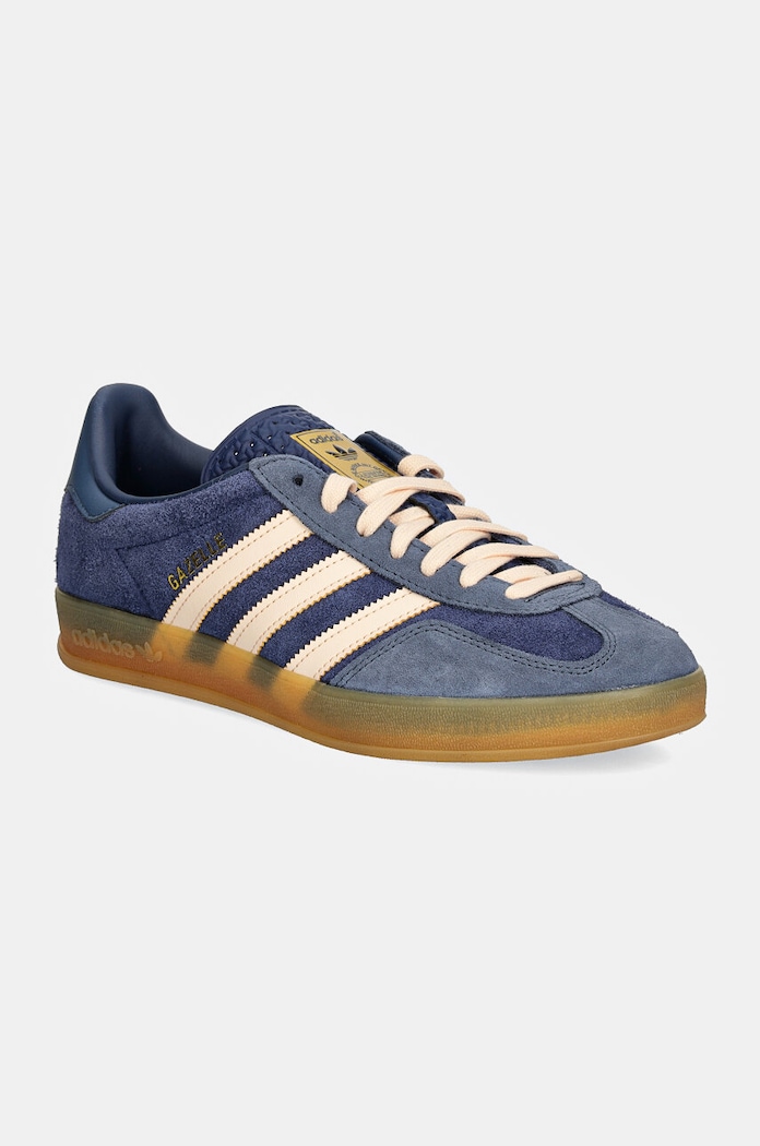 Маратонки adidas Originals Gazelle Indoor велур син JI0322